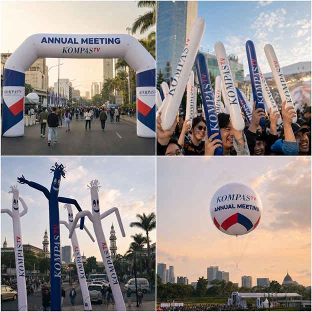 Annual Meeting Kompas TV – Integrasi Balon Event untuk Menghidupkan Pengalaman Peserta