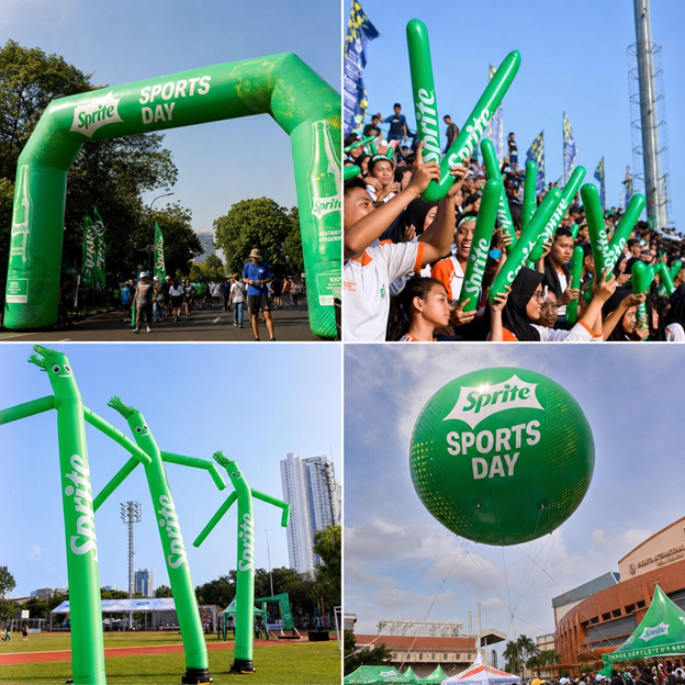 Sprite Sports Day – Aktivasi Brand yang Meriah dengan Media Promosi Udara Terintegrasi